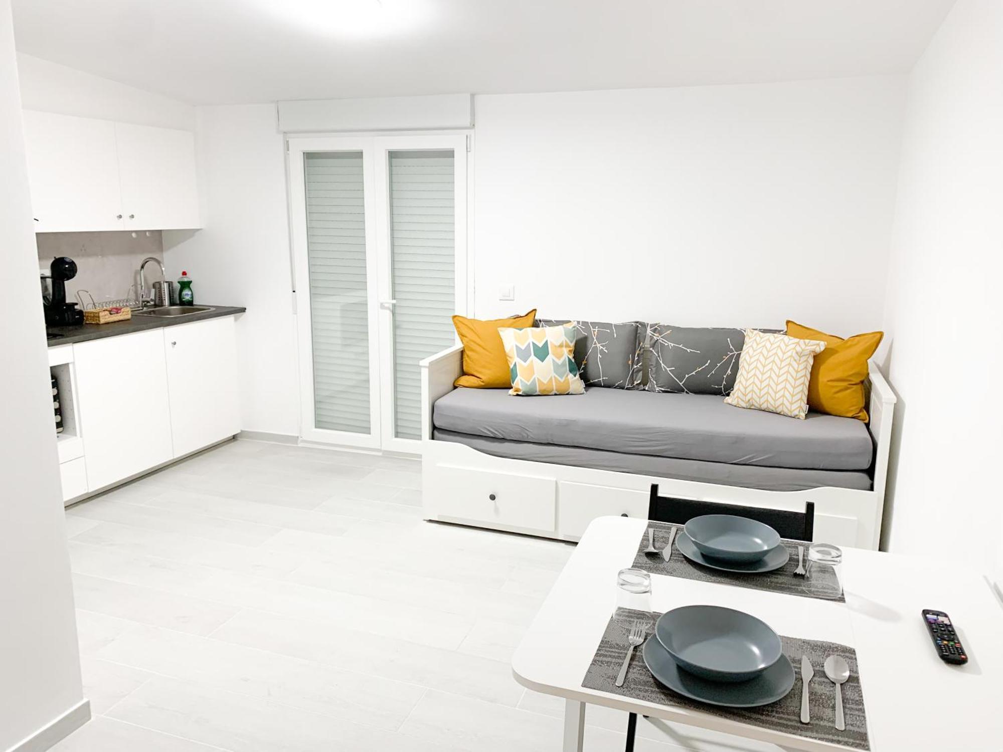 Estudio con terraza en la playa Sanxenxo Exterior foto